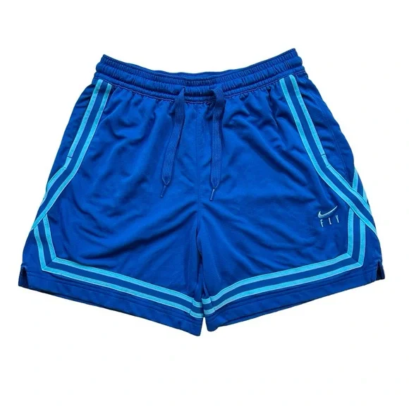 Nike Dri-FIT Blue Fly Crossover Women's Basketball Shorts Medium - Picture 2 of 6